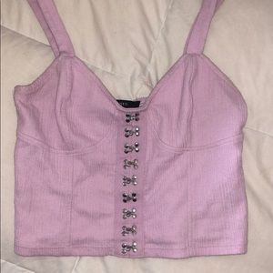 PINK CROP TOP